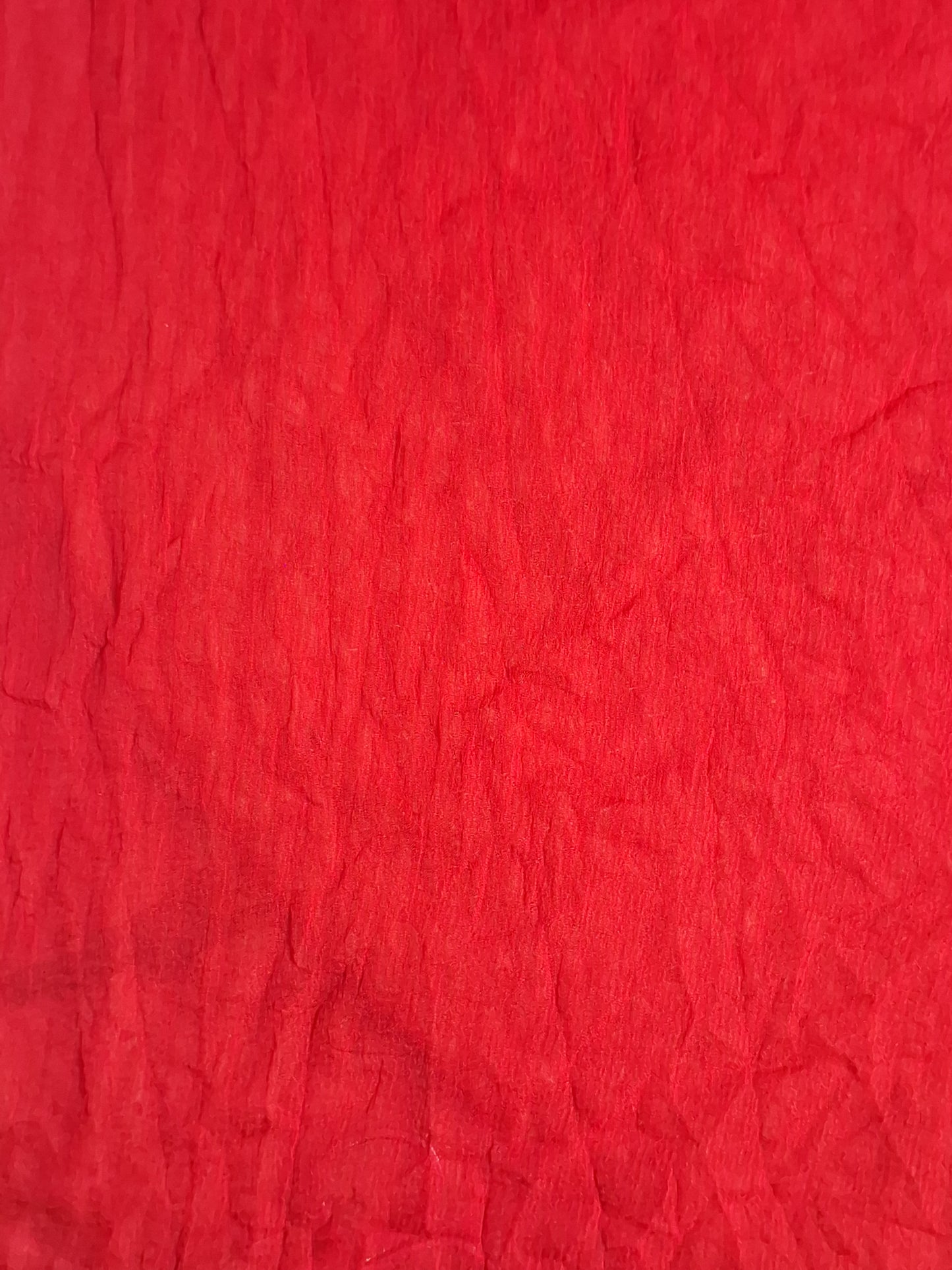 Red Colour Bandhani Unstitched Suit Rayon Fabric with Dupatta