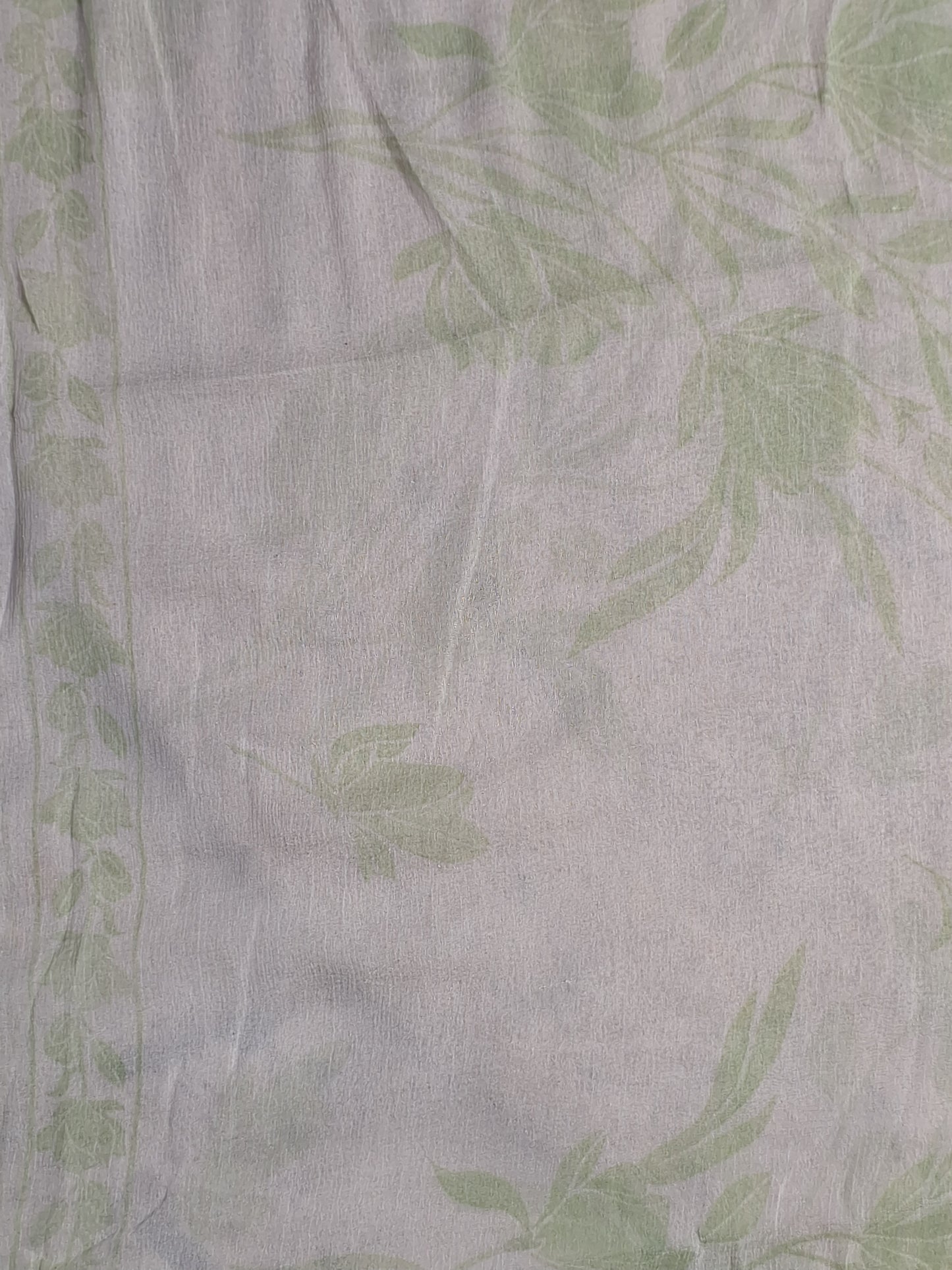 Pista Green Colour Printed Unstitched Suit Jaam Cotton Fabric with Dupatta