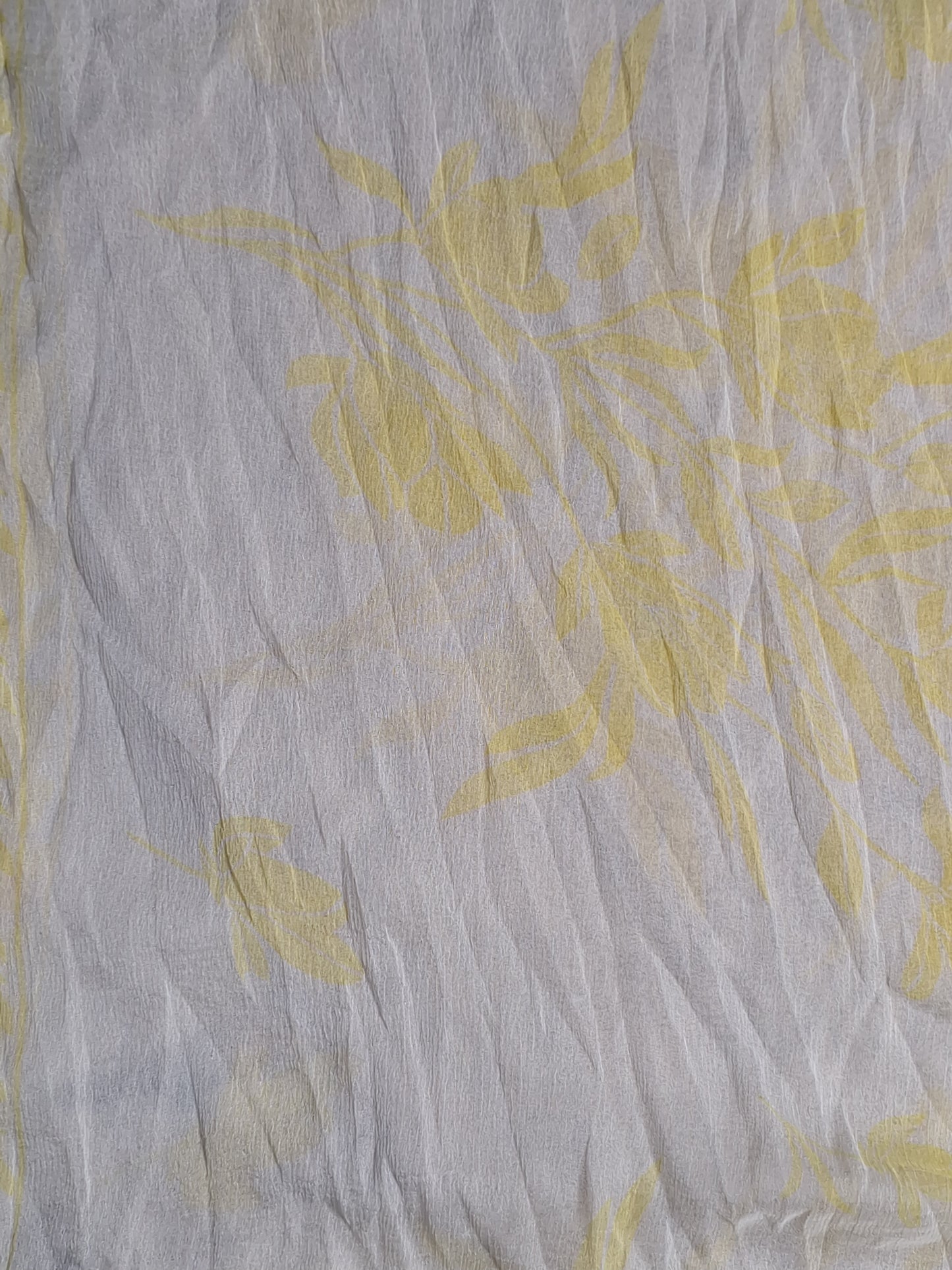 Yellow Colour Printed Unstitched Suit Jaam Cotton Fabric with Dupatta