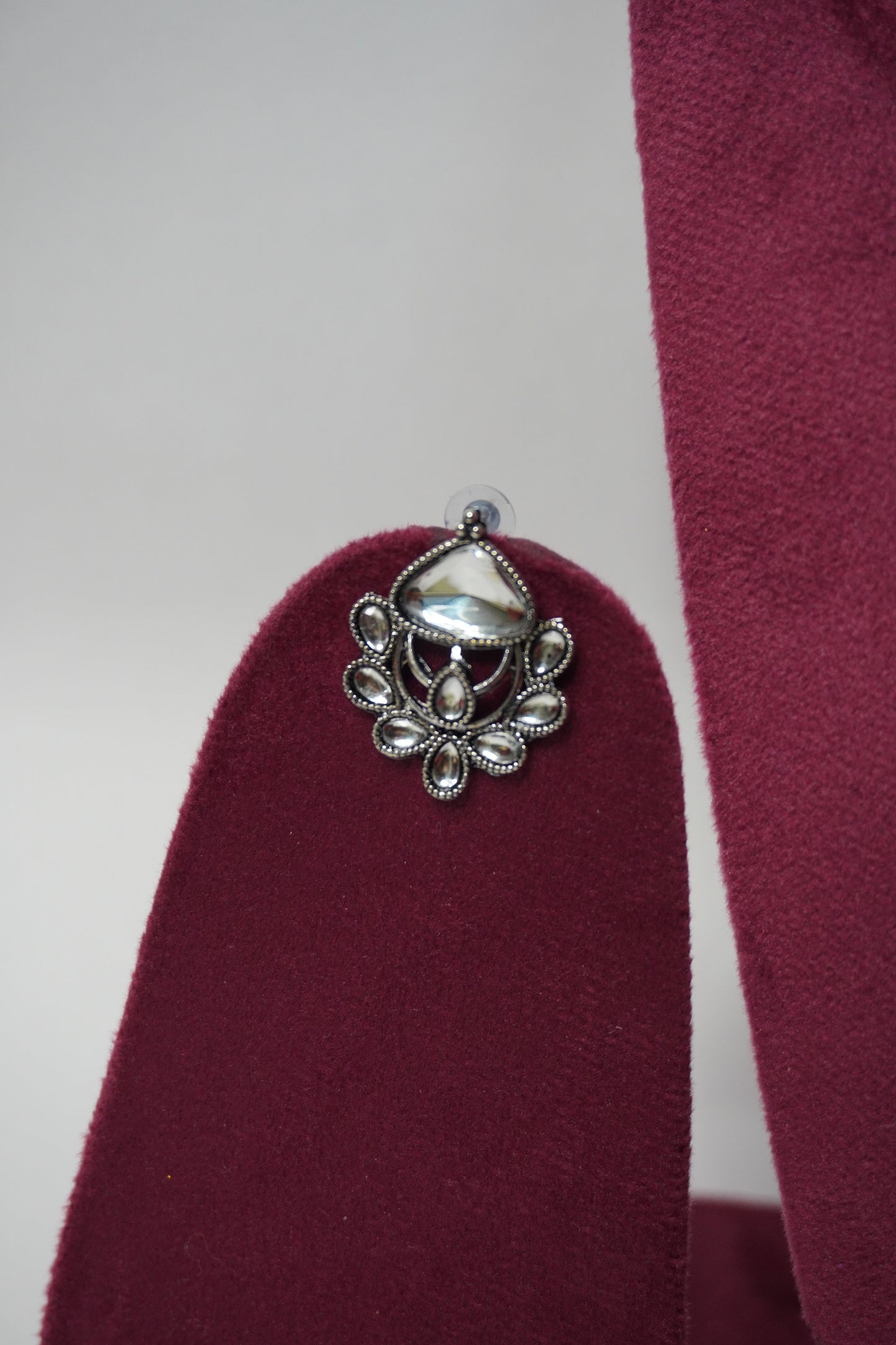 Oxidised Necklace with Earring