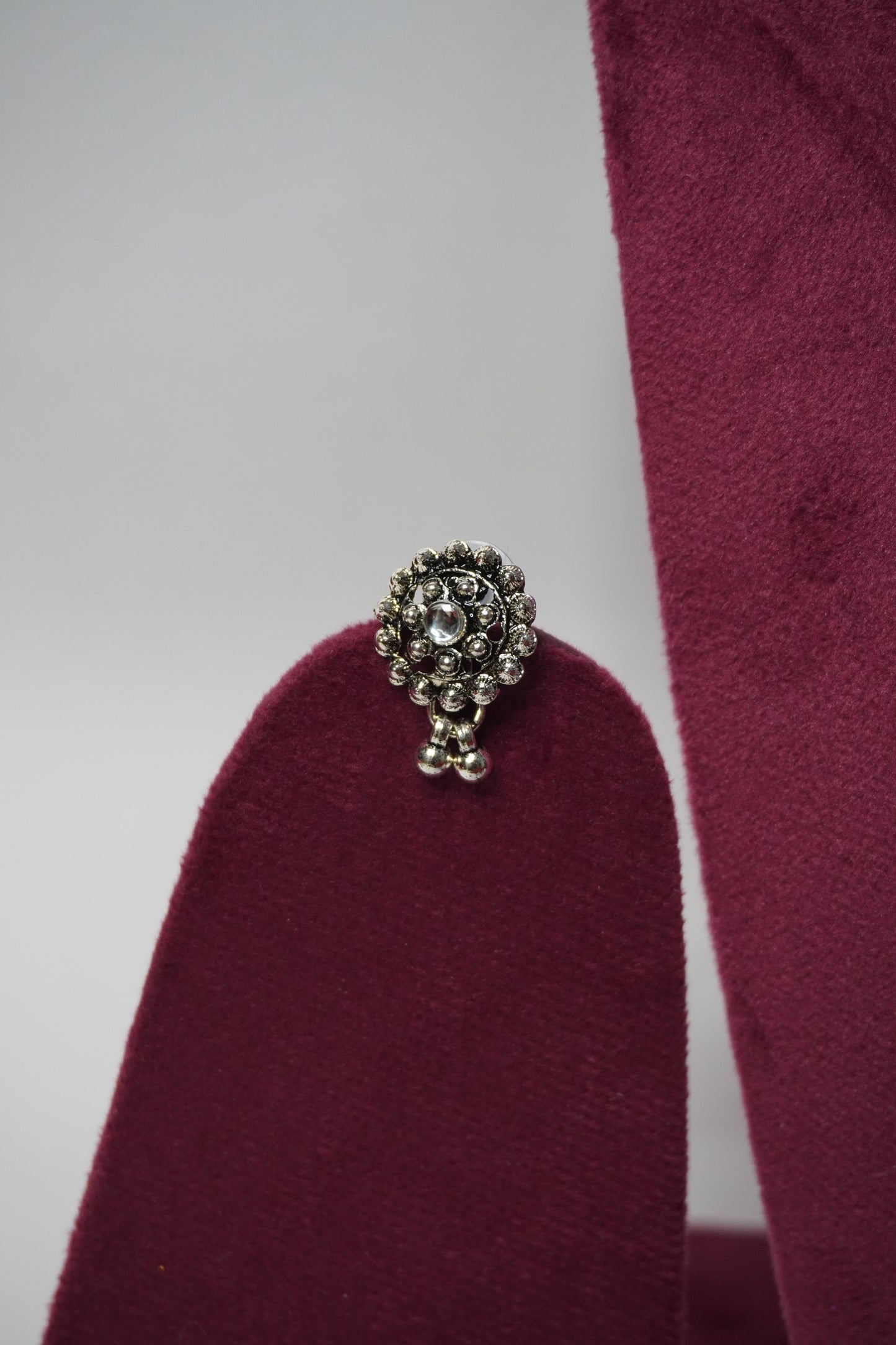 Oxidised Necklace with Earring