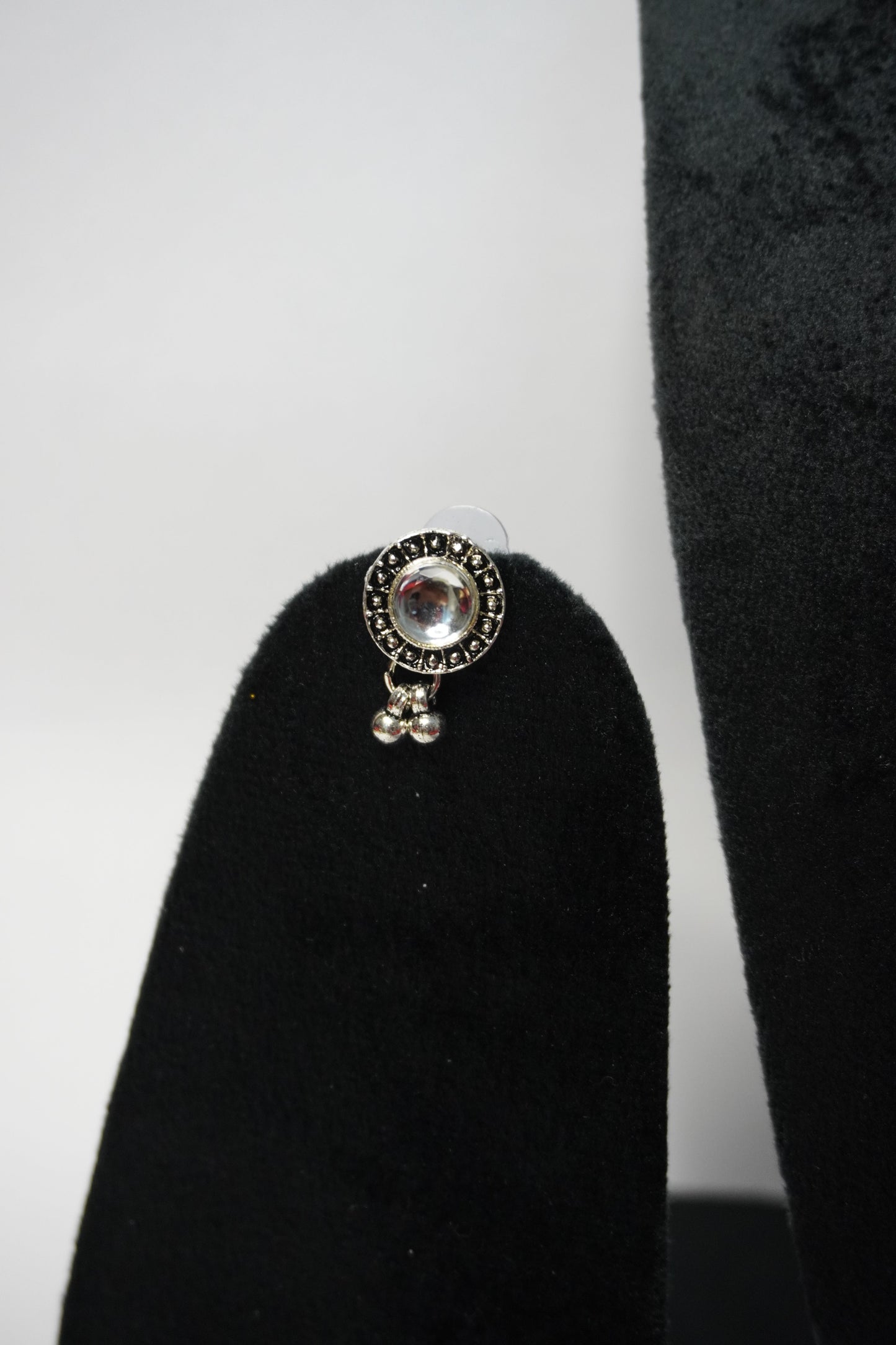 Oxidised Necklace with Earring