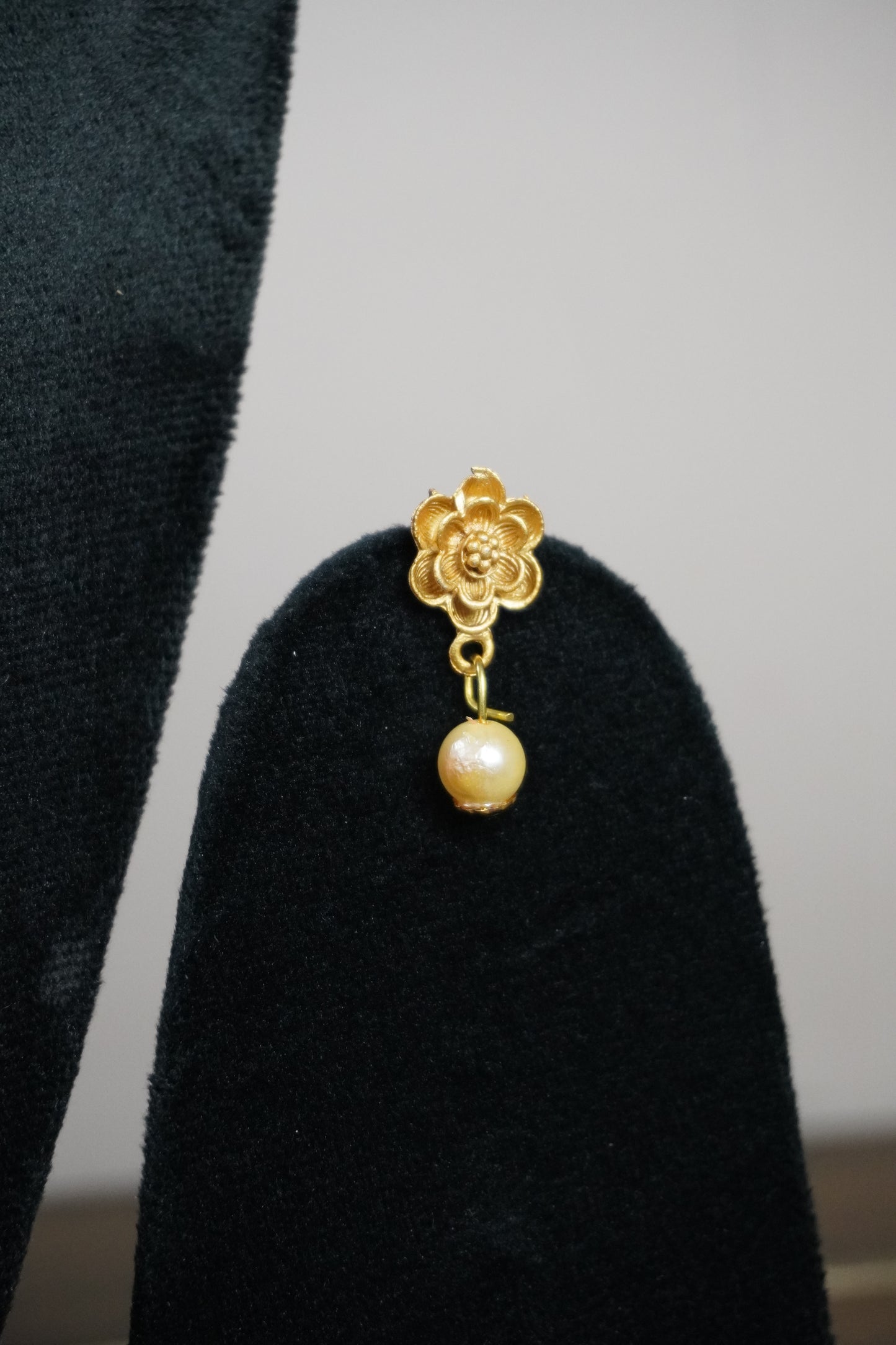 Gold Plated Choker Necklace with Earring