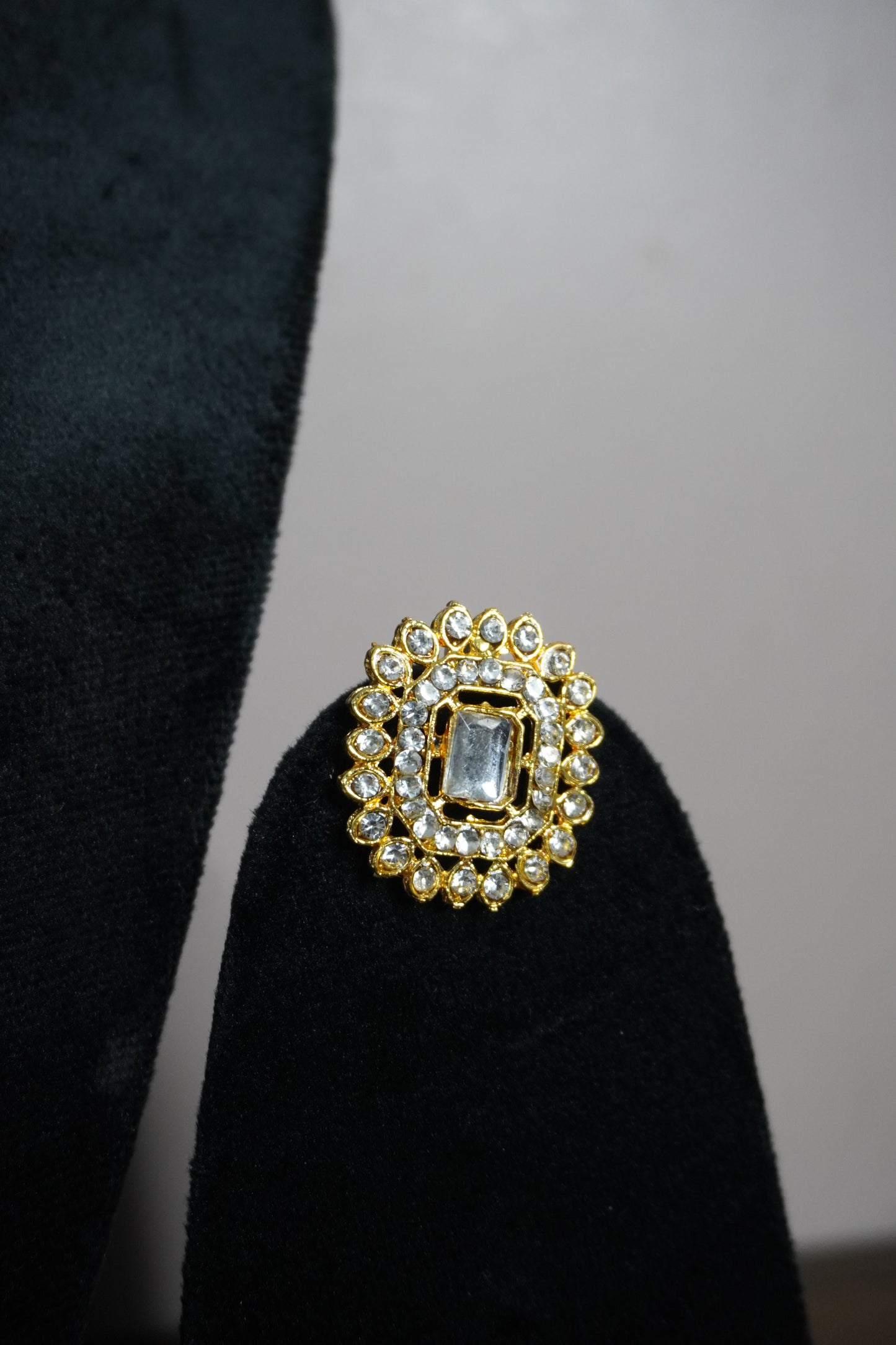Gold Plated Pearl Choker Necklace with Earring