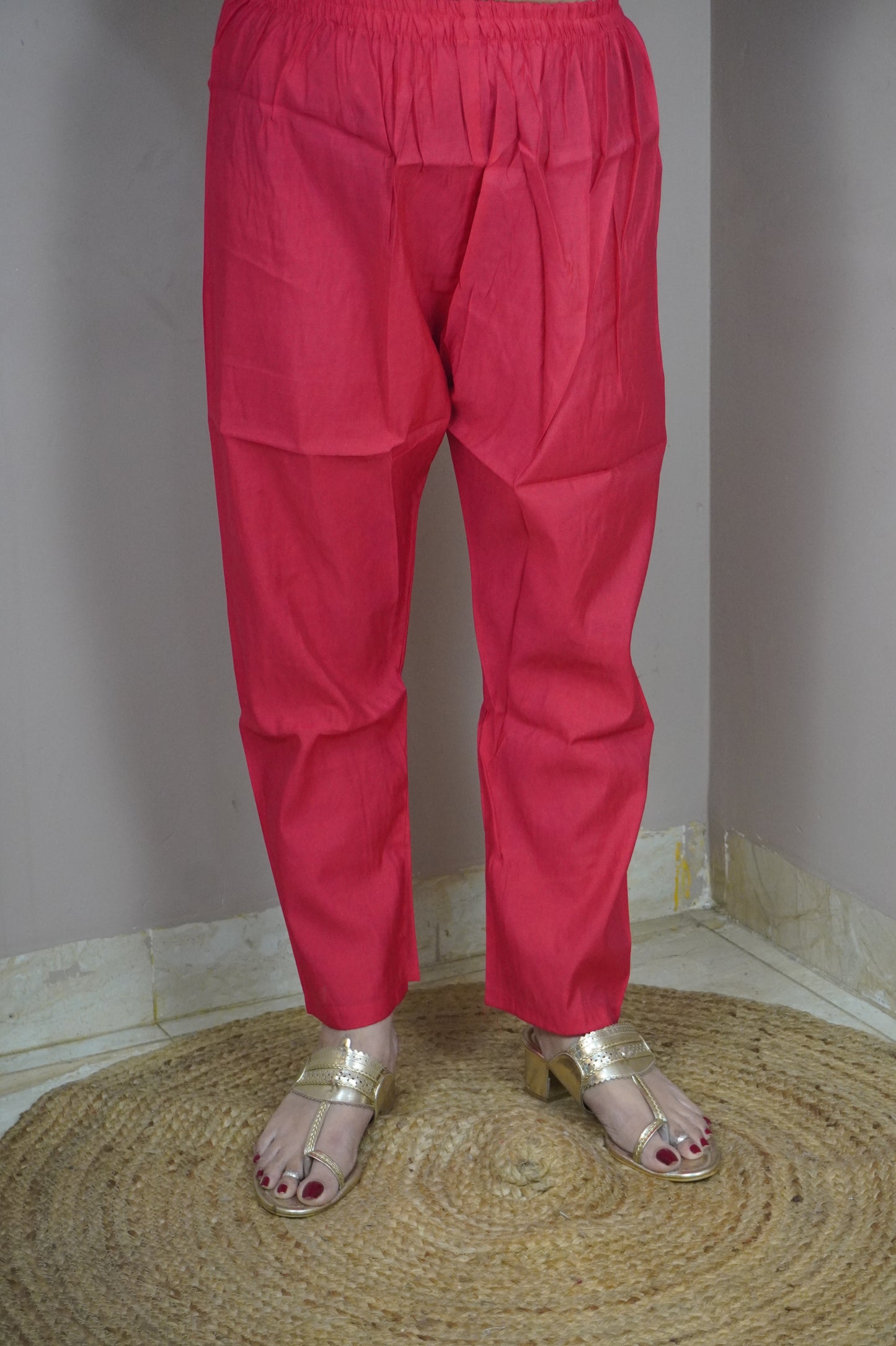 Magenta colour Sequence chikankari work Kurta with Pant and Printed Dupatta