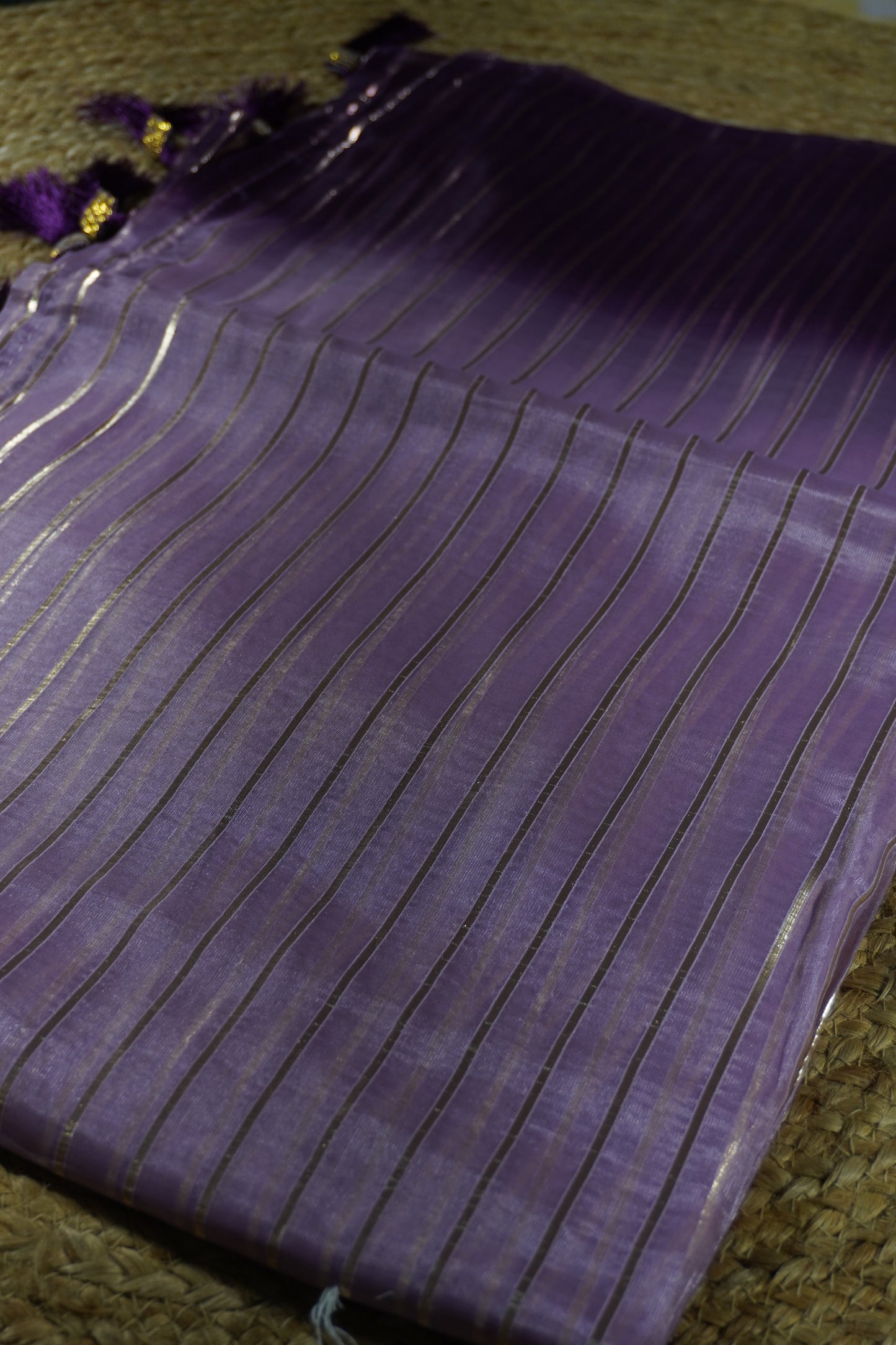 Purple Colour Organza Saree