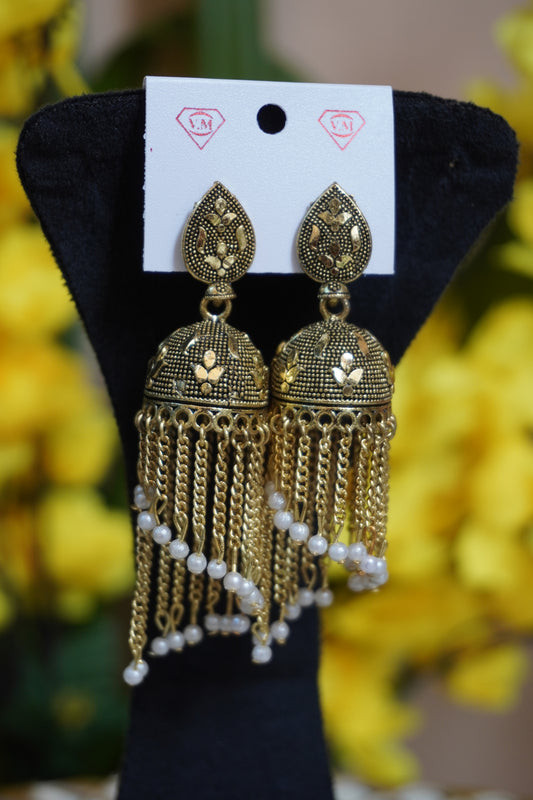 Golden colour Jhumka Earring