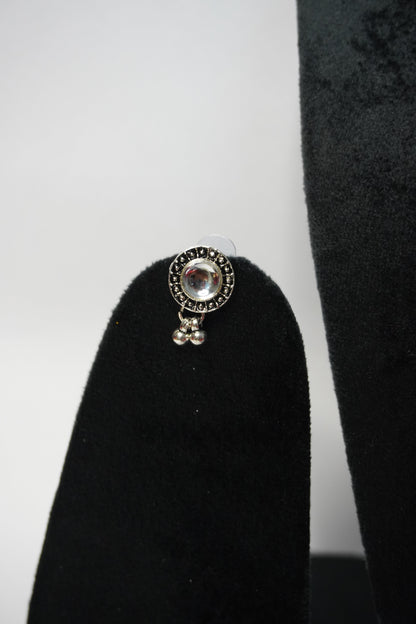 Oxidised Necklace with Earring