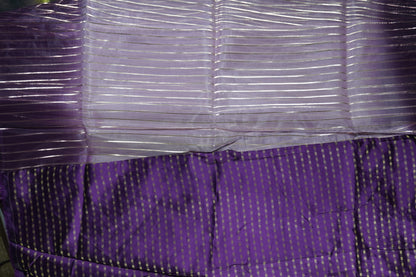 Purple Colour Organza Saree