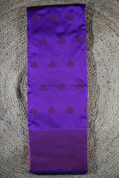 Purple colour silk Saree