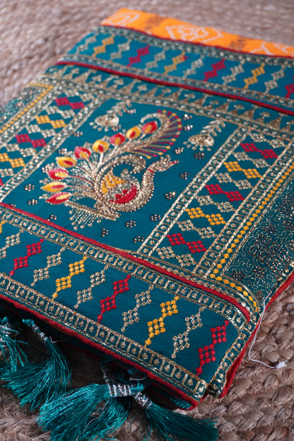 GharChola Print georgette Saree