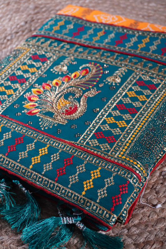 GharChola Print georgette Saree