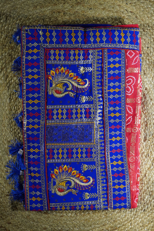 GharChola Print georgette Saree